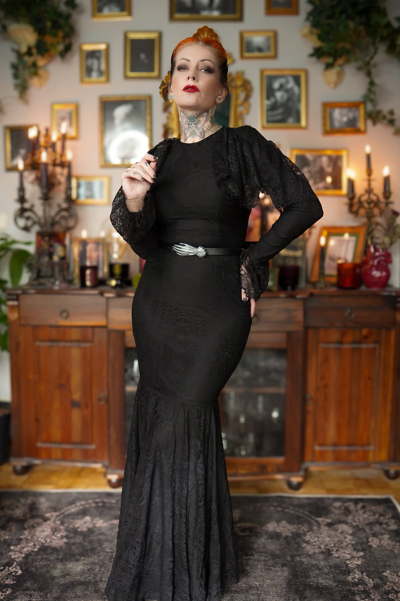 Borden - Lace Mermaid Maxi Dress – Witchwood Bags