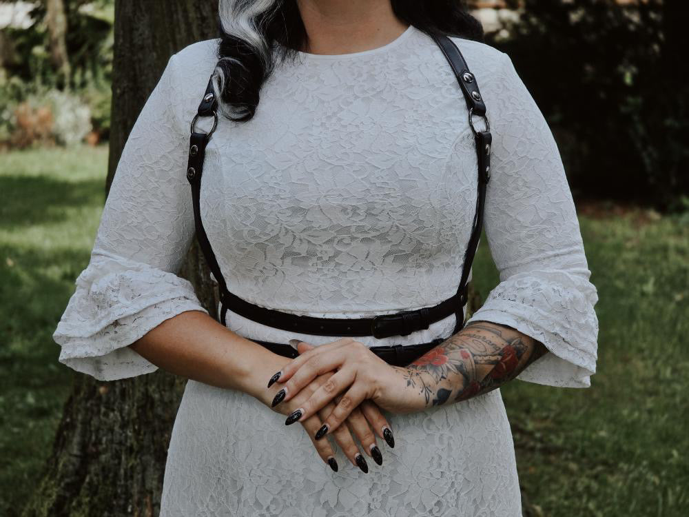 lexi mina dress white Mina - Ivory Floral Lace Bride of the Vampire Maxi Dress