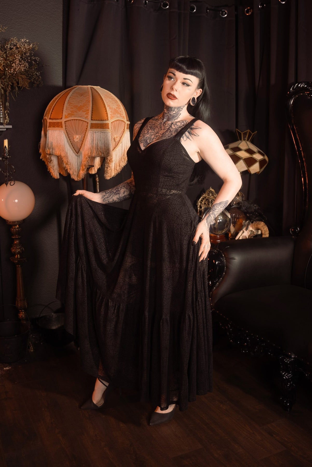Spider's Silk Maxi Dress – Witchwood Bags Spider's Silk Maxi Dress – Witchwood Bags