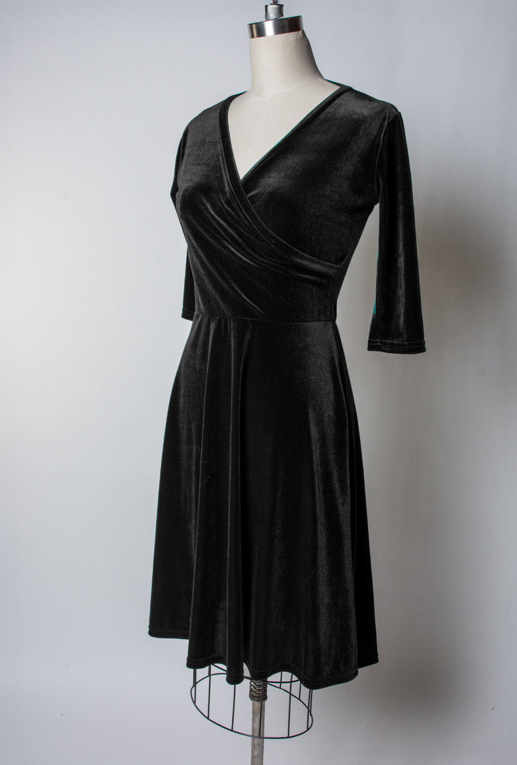 velvet knitted dresses Joanie Knit Dress 3/4 Sleeve