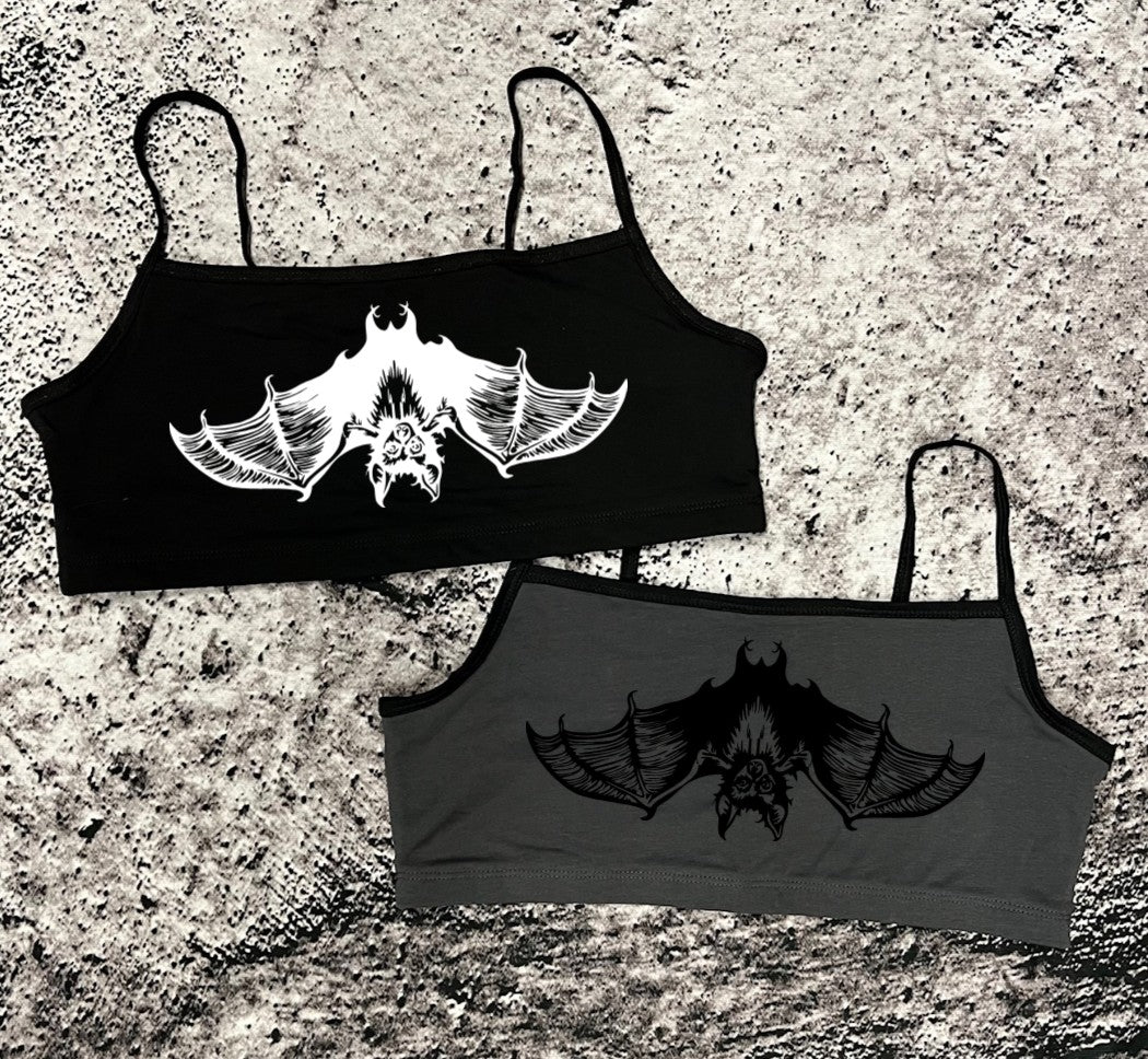 Bra Top - Hanging Bat – Witchwood Bags