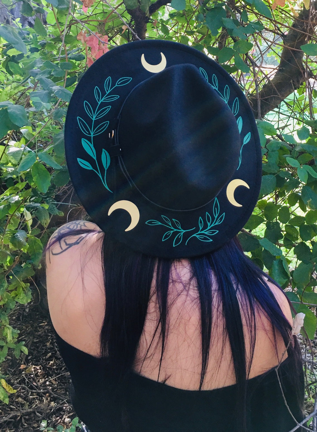 Vegan Felt Hat - Fern Moon – Witchwood Bags
